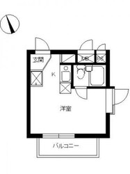 スカイコート元住吉の物件間取画像